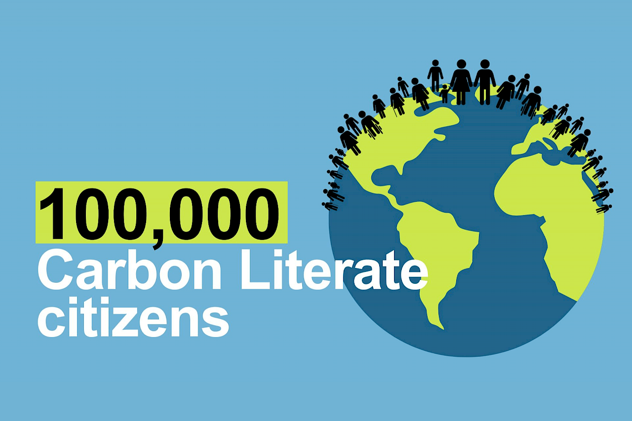 100,000 carbon literate citizens graphic